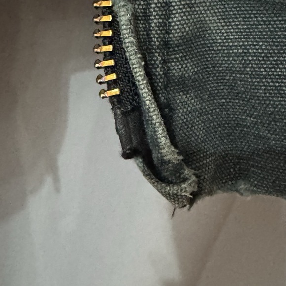 Carhartt Rare Vintage Size XL Jacket J150 Hunter Green Faded Rugged Heavy Grunge - Picture 13 of 16